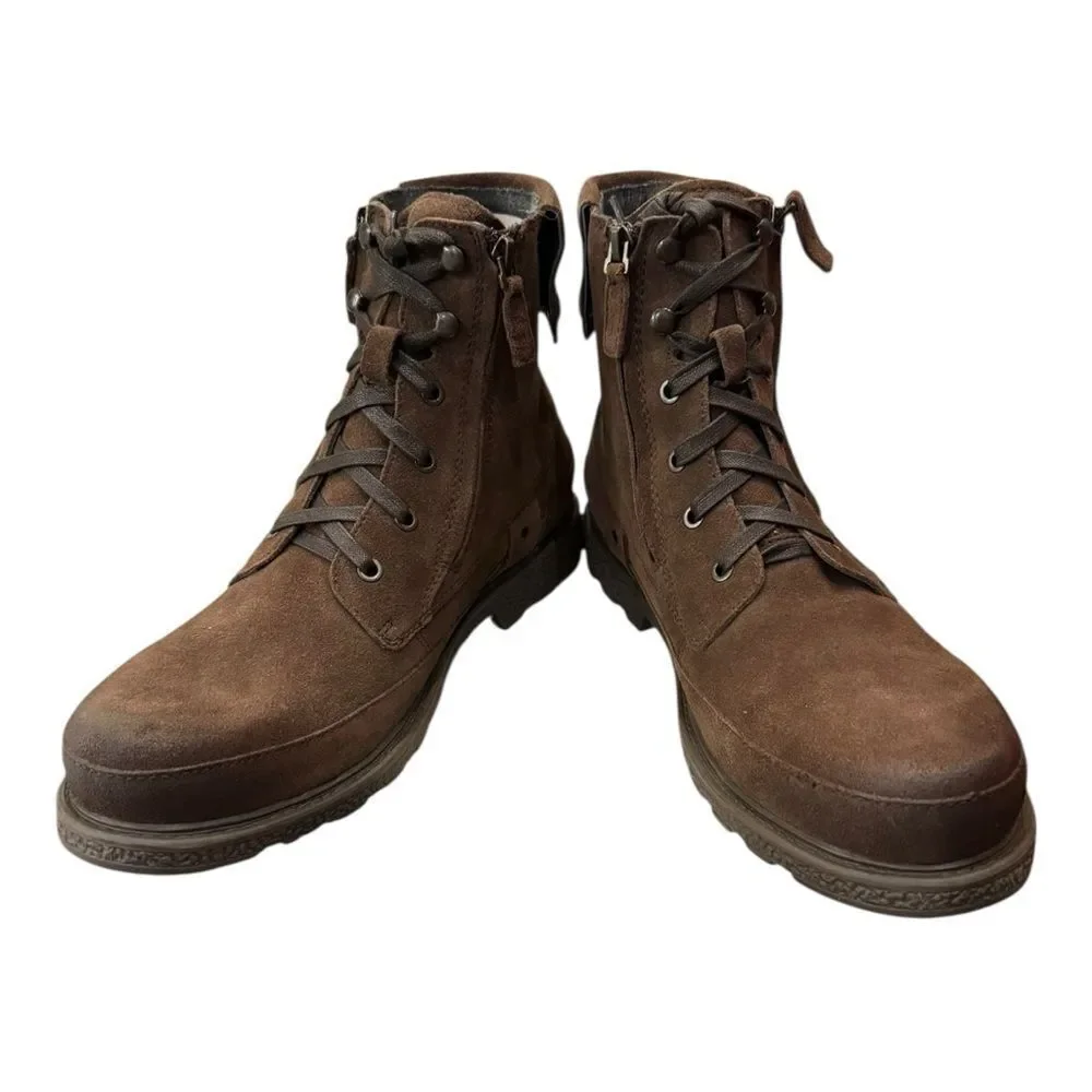 New Robert Wayne Granger Men's Brown Suede Leather Boots 10